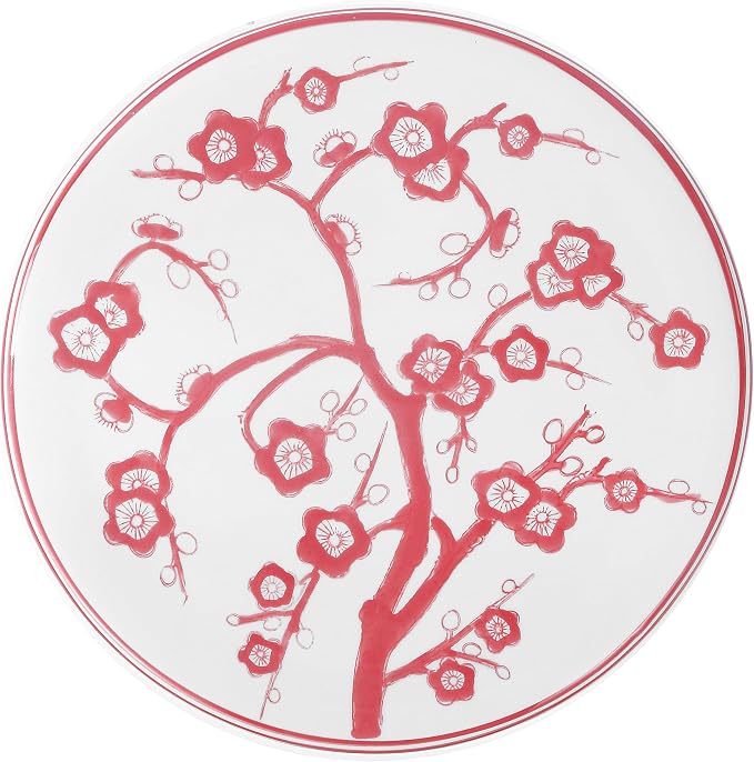 JONATHAN Y Cherry Blossom 18" Ceramic Garden Stool Side Table, Plant Stand - Image 8