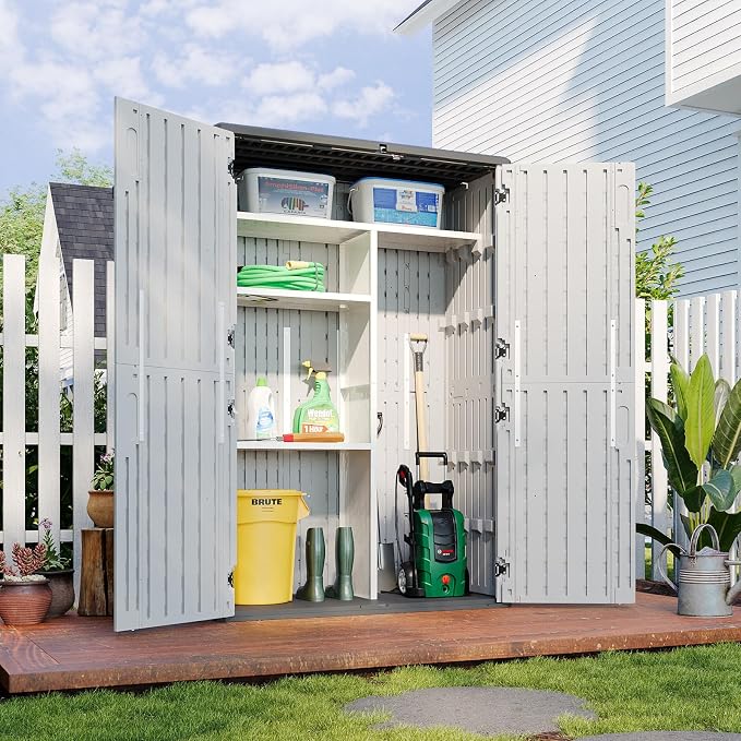 Aoxun 64 Cu.Ft Resin Storage Shed by Aoxun