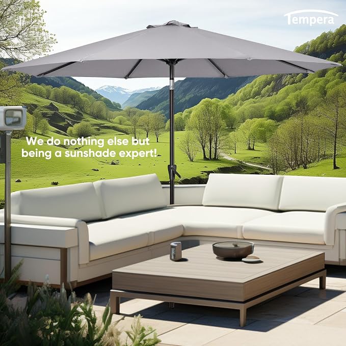 Tempera Patio Market Outdoor Table Umbrella - Image 6