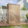 Aoxun Outdoor Storage Shed, 64 Cu.Ft Vertical Storage Sheds, Resin Sheds Outdoor by Aoxun