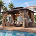 Aoxun Gazebo 10x12 Hardtop Gazebo by Aoxun