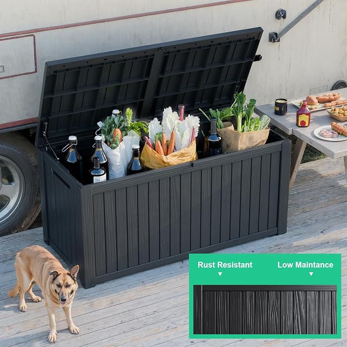200 Gallon Waterproof Resin Outdoor Storage Box - Image 5
