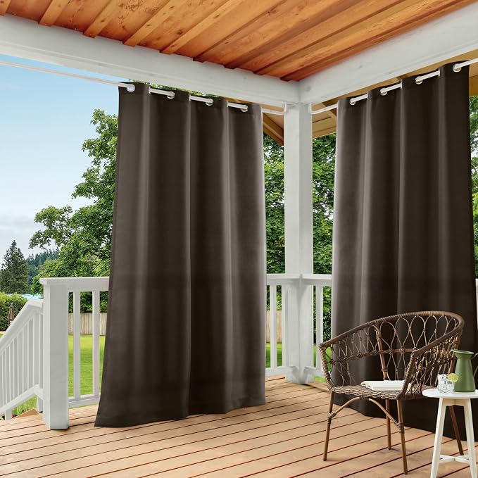 TOWN & COUNTRY ΒASICS Cabana Solid Heavyweight Indoor Outdoor Curtains by TOWN+%26+COUNTRY+BASICS