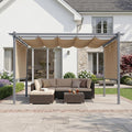 10 x 10 ft Outdoor Pergola by Aoodor