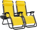 Best Choice Products Set of 2 Adjustable Steel Mesh Zero Gravity Lounge Chair by Unknown