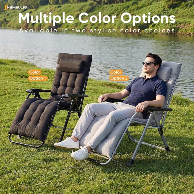 NEWBULIG Zero Gravity Chairs Set of 2 - Image 8