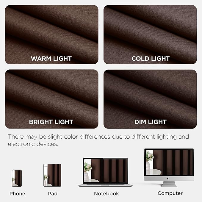 Joydeco Blackout Patio Sliding Door Curtains, Privacy Room Divider Curtains | - Image 9