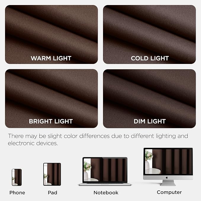 Joydeco Blackout Patio Sliding Door Curtains, Privacy Room Divider Curtains | - Image 9