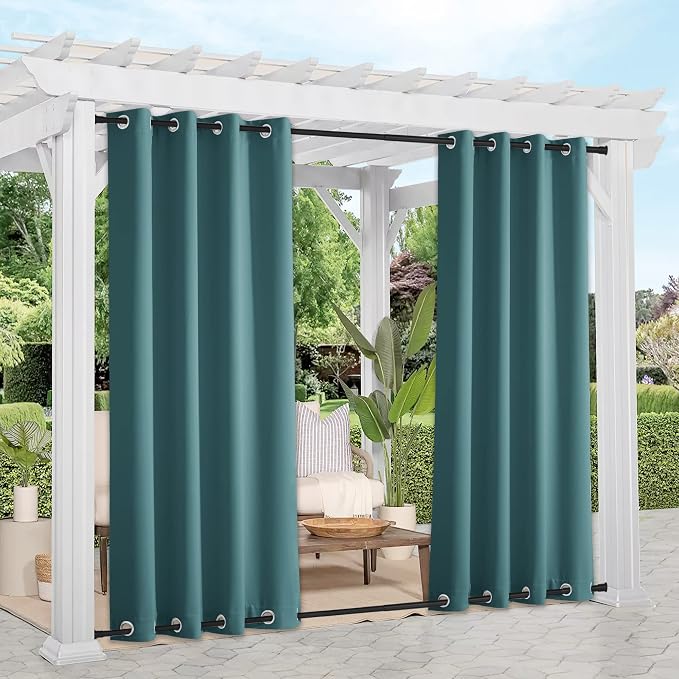 NICETOWN 2 Panels Outdoor Curtains by NICETOWN