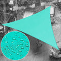 Royal Shade 18' x 18' x 18' Turquoise Triangle Waterproof Sun Shade Sail Order by RoyalShade