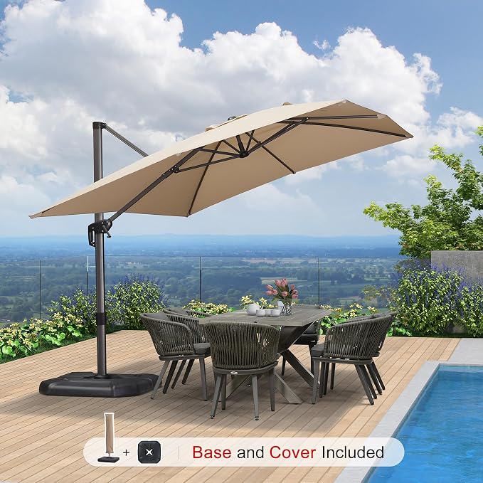 PURPLE LEAF Patio Umbrella - Image 3
