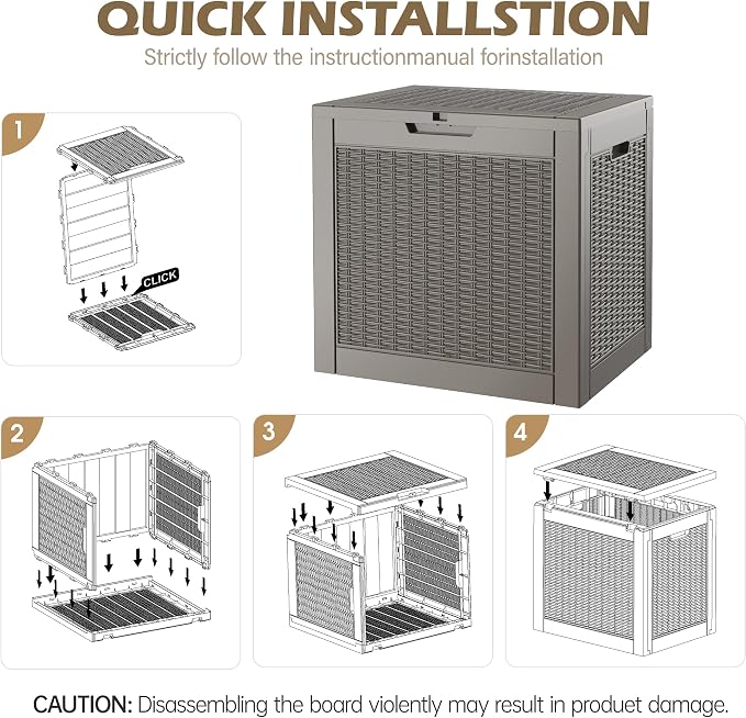 Outdoor Storage Waterproof Deck Box - Image 7