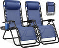 NEWBULIG Zero Gravity Chairs Set of 2, Lounge Chair Folding Portable Adjustable by NEWBULIG