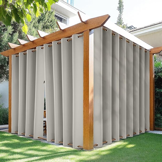 HDCAXKJ Waterproof Outdoor Curtains by HDCAXKJ
