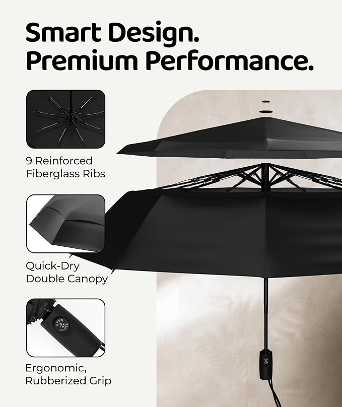Windproof Travel Umbrella - Image 3