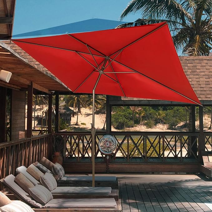 Abba Patio 6.5FT Outdoor Patio Umbrella Outdoor Table Umbrella - Image 4