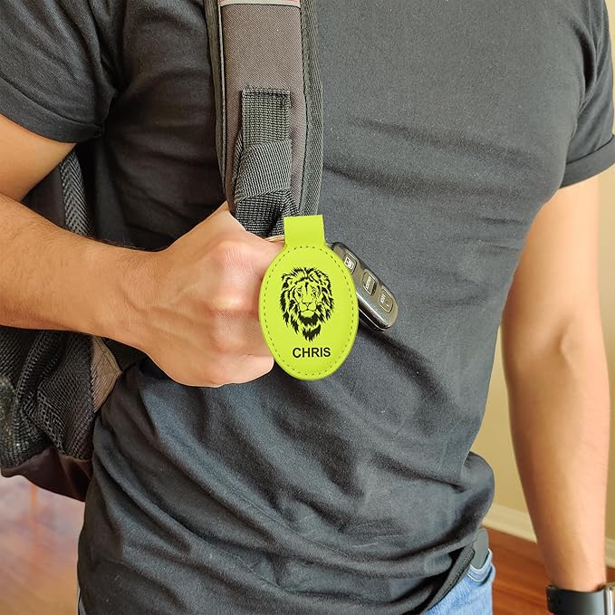LaserGram Oval Keychain, Water Polo, Personalized Engraving Included