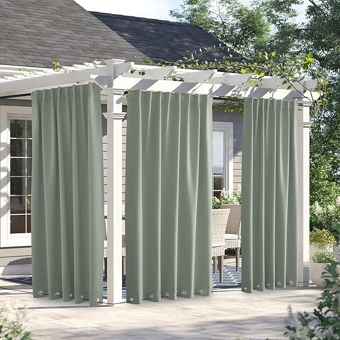 NICETOWN Windproof Outdoor Curtains by NICETOWN