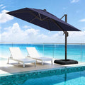 10' X 10' Patio Umbrella Cantilever Outdoor Rectangle Umbrella by ORYNTREX