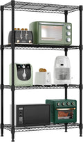 M MZG 1000 lbs 4 Tier Shelf Metal Storage Shelves Wire Rack Closet Organizers by MEIGAOPLASTICANDMETALHKCOLIMITED