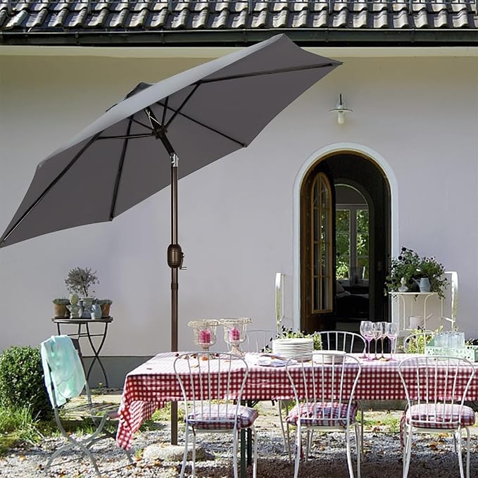 7.5 ft Patio Umbrella, Yard Umbrella, Outdoor Market Umbrella - Image 7