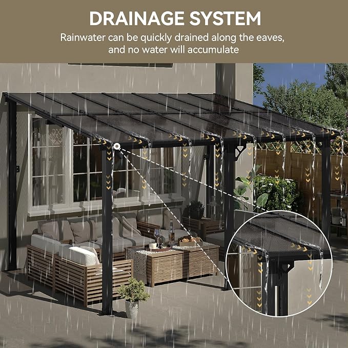 Aoxun 14’x10’ Gazebo for Patio, Gazebo Pergola - Image 4