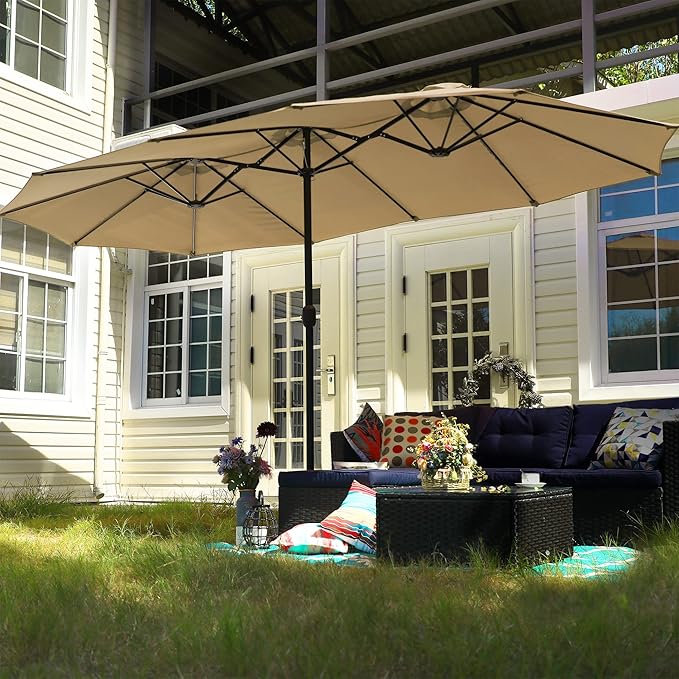 PHI VILLA 15FT Patio Umbrella by PHIVILLA