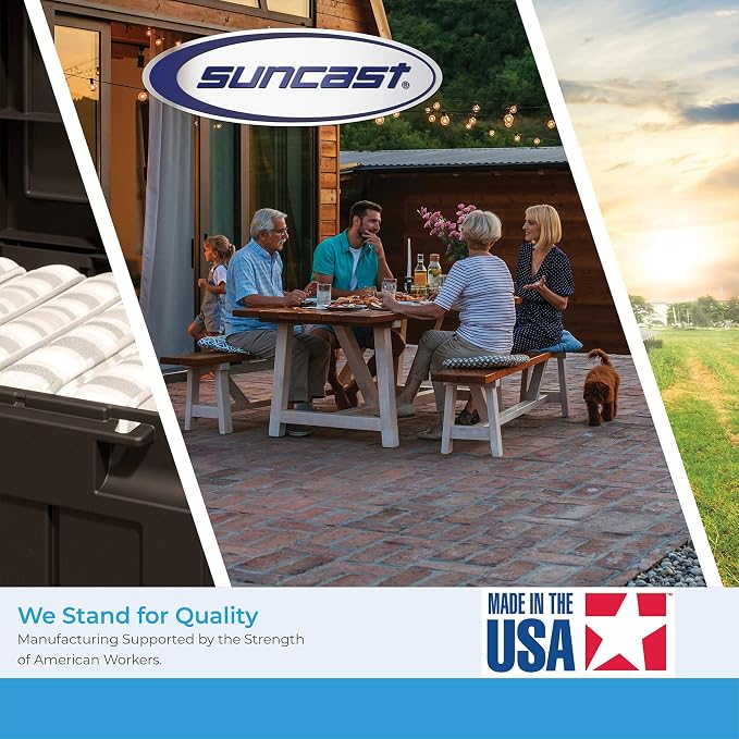 Suncast Lockable Outdoor Cabinet Storage - Image 9