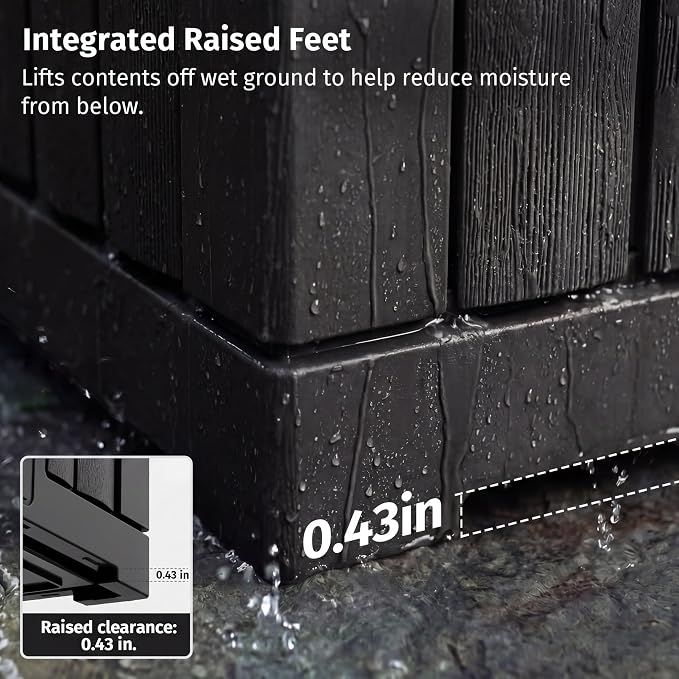 31 Gallon Resin Deck Box, Package Delivery Box - Image 4