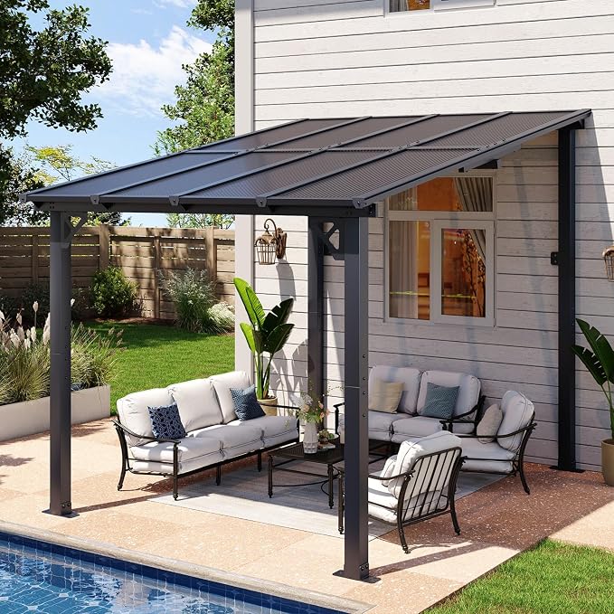 Aoxun 8’x10’ Gazebo for Patio, Gazebo Pergola by Aoxun