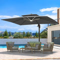 10 X 13 FT Cantilever Patio Umbrella Outdoor by Ombrellon