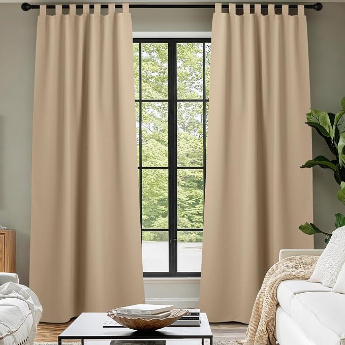 NICETOWN Outdoor Curtains for Patio Waterproof 84" L Detachable Top 2 PCs | - Image 8