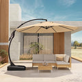 Grand patio 12FT Large Sunbrella Cantilever Round Umbrella by GrandPatio