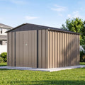 Devoko 8x10 FT Outdoor Storage Shed, Metal Tool Shed by DEVOKO
