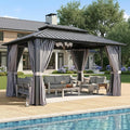Aoxun Gazebo 10x14 Hardtop Gazebo by Aoxun
