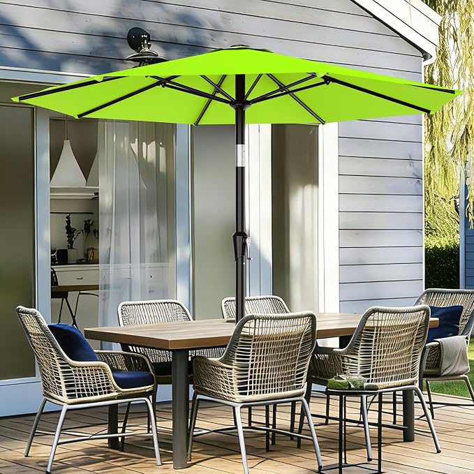 9 FT Patio Umbrella for Outdoor, Outdoor Table Umbrella - Image 2