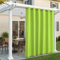 Set of 2 Outdoor Curtains for Patio Waterproof, Breathable Grommet Panels for by Sunshelf