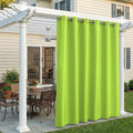 Set of 4 Outdoor Curtains for Patio Waterproof, Breathable Grommet Panels for by Sunshelf