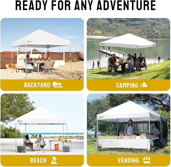 CROWN SHADES 8x8 Pop Up Canopy Tent - Image 4