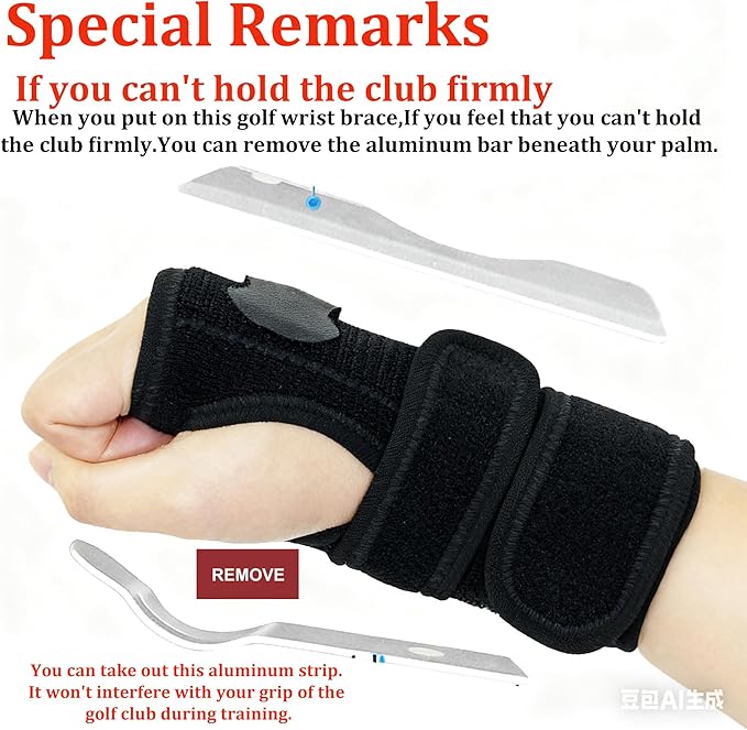 WIGERLON Golf Wrist Brace for Keeping Wrist Straight,Golf Wrist Training Aid for Men and Women,Wrist Hinge Golf Wing Trainer,Golf Wrist Hinge Trainer to Correct Wrist’s Angle