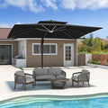 10x13 FT Outdoor Cantilever Patio Umbrella by Unknown