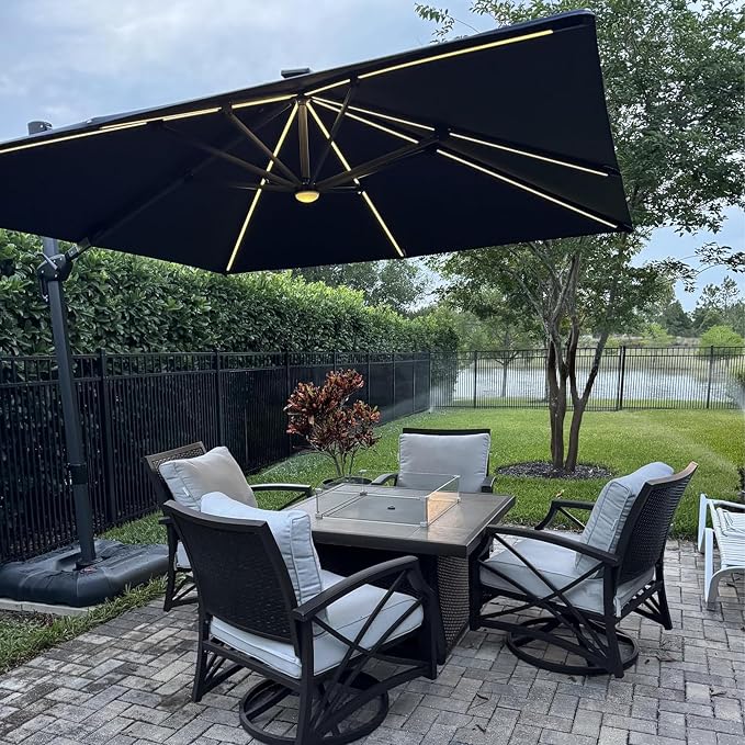 PURPLE LEAF Cantilever Umbrella by PURPLELEAF