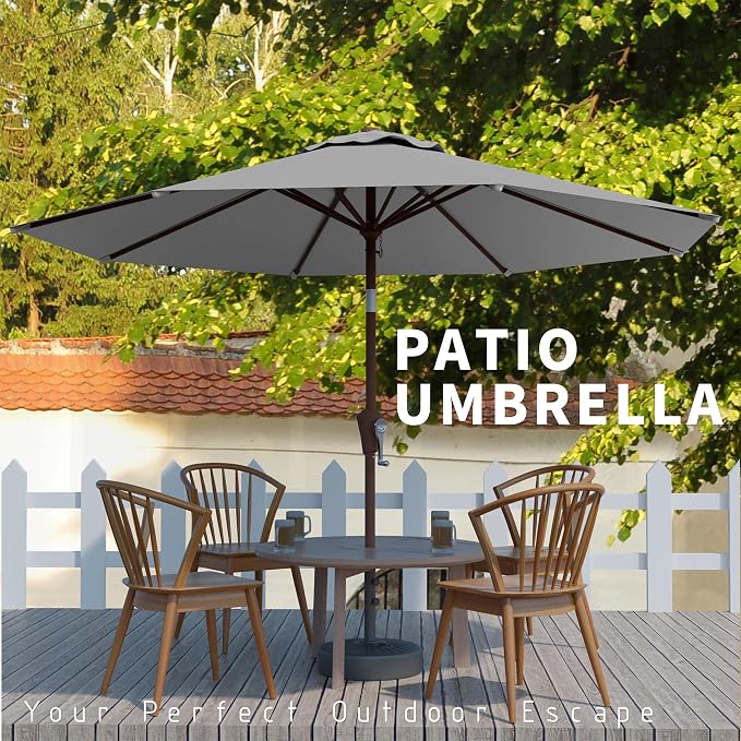 10FT Patio Umbrella, Outdoor Umbrella - Image 7