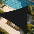 Shade&Beyond Custom Sun Shade Sail 13'x17'x21.4' Triangle Black Sun Sail Shades by ShadeBeyond