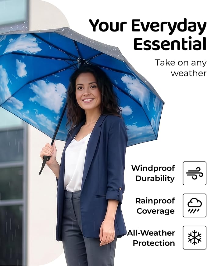 Windproof Travel Umbrella - Image 6