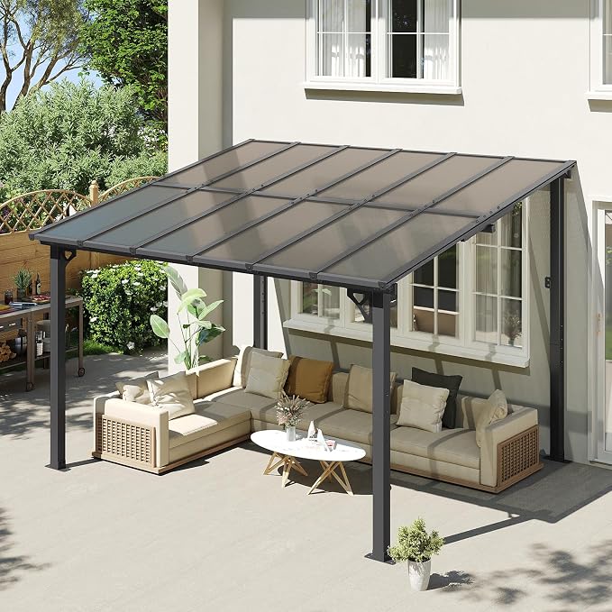 Aoxun 10' x 12' Gazebo for Patio, Gazebo Pergola - Image 6