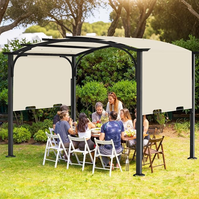 200x103 in Pergola Canopy Replacement Shade Cover Only, Compatible - Image 7