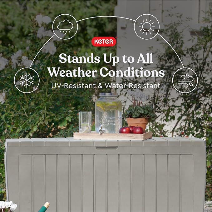 Keter Marvel 71 Gal Outdoor Storage Box - Image 3