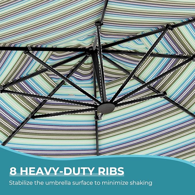 Grand patio 11FT Cantilever Round Umbrella - Image 7