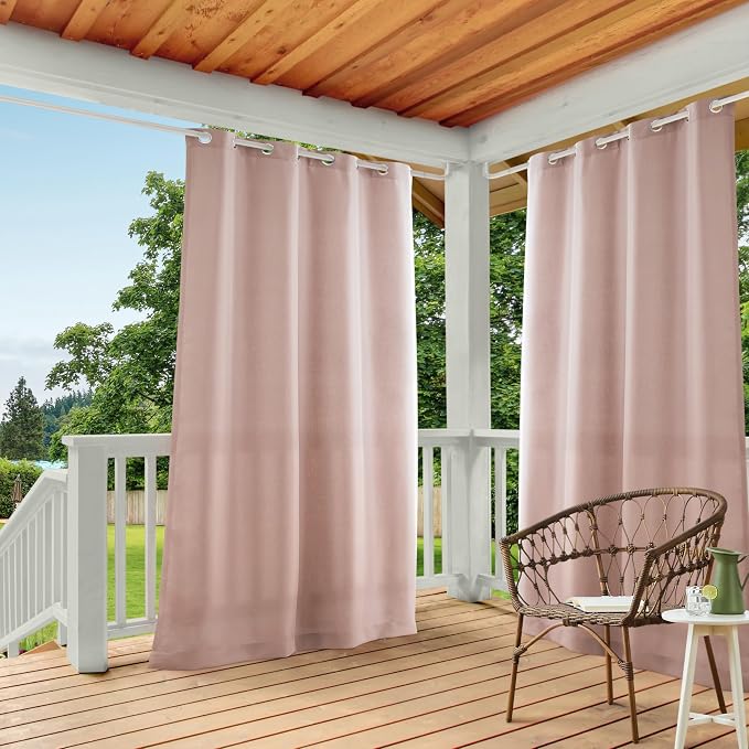 TOWN & COUNTRY BASICS Cabana Solid Heavyweight Indoor Outdoor Curtains by TOWN+%26+COUNTRY+BASICS